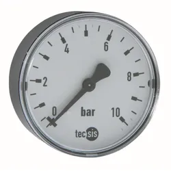 Syr - Sasserath Manometer 0011.08.000 G 1/4, Anzeigebereich 0-10 bar, Ø 63 mm