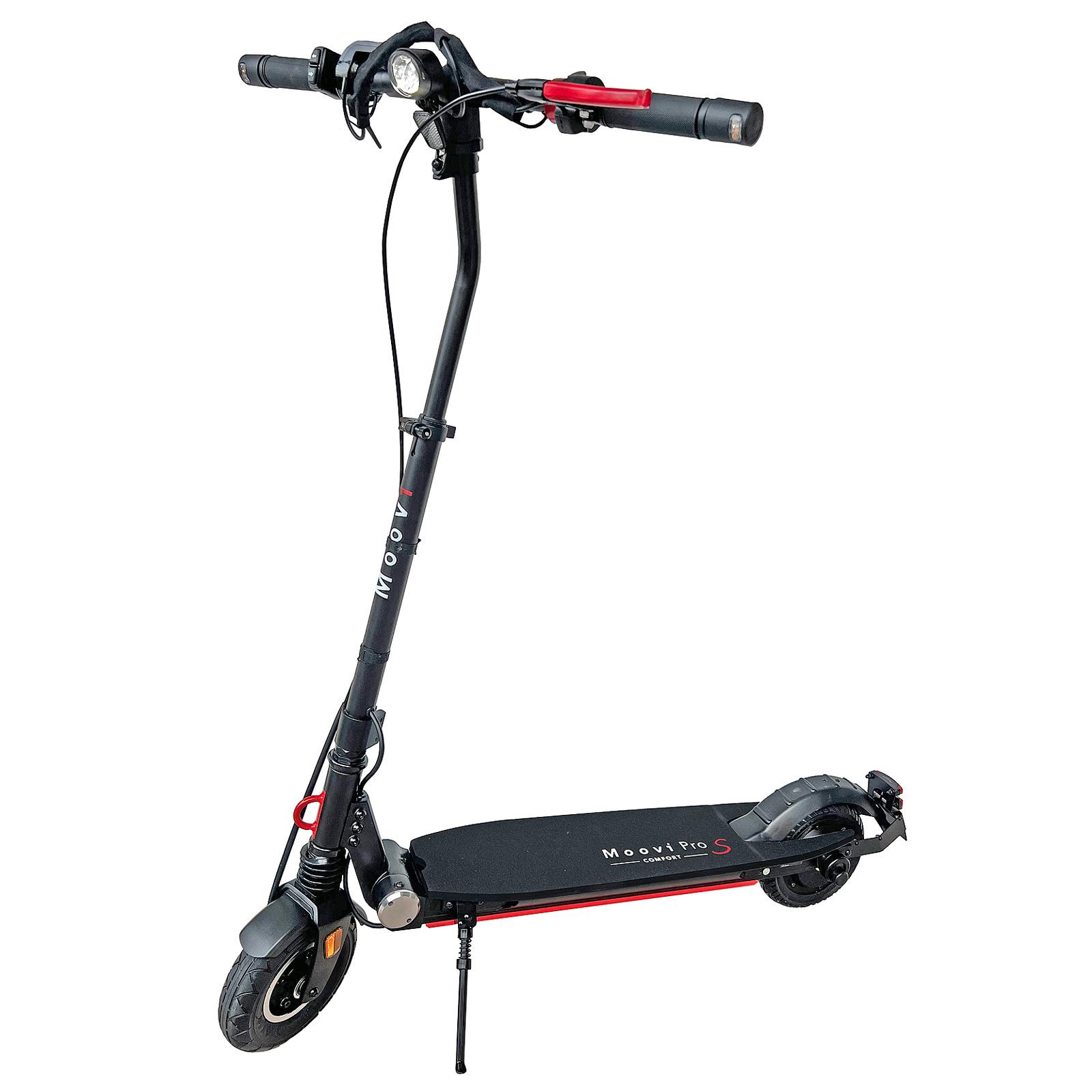 Moovi Pro S Comfort E-Scooter mit Straßenzulassung (ABE), 13,5 kg leicht, 7,9Zoll Luftreifen, 330 W Motorleistung, 40 km Reichweite, 130 kg Traglast