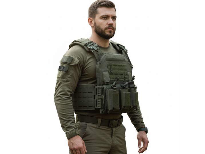 Gilet tactique porte-plaque en Nylon 1000D, gilet de protection MODULAR réglable pour la chasse en plein air, accessoires de Combat Airsoft