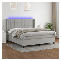 vidaXL, Boxspringbett, Alexandria (Block mit Quadraten) (160 x 200 cm)