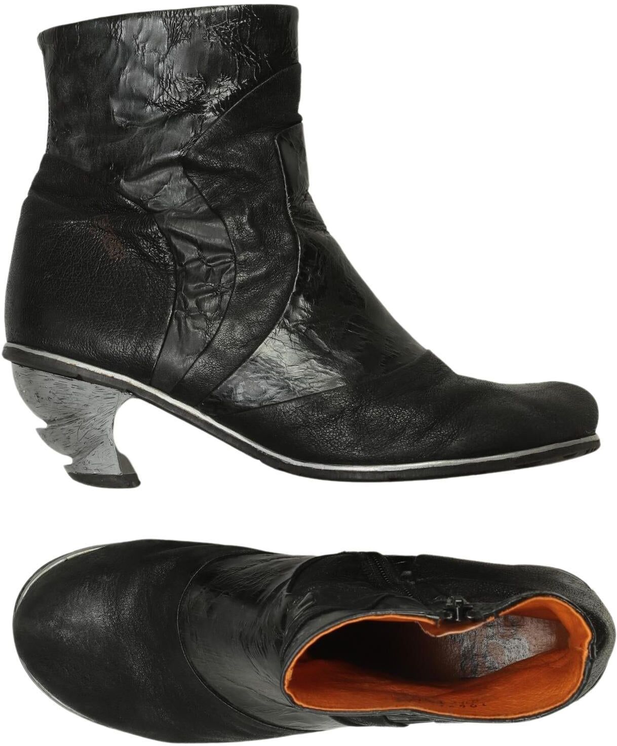 Eject Damen Stiefelette, Schwarz, Gr. EU 40, Leder - Second Hand