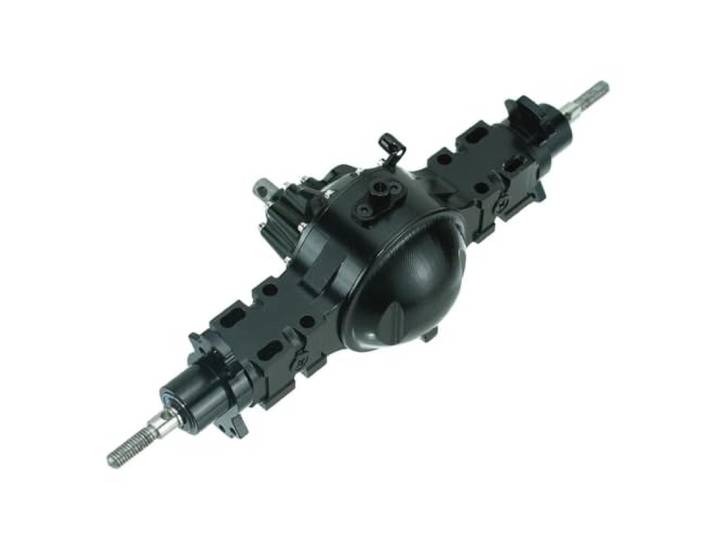 Differential für Auto Passend für Tamiya 1/14 RC Truck. Metall-Autoachse mit Differentialsperre, Hinterachse durch Brücke(Rear axle 1pcs)