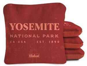 Skip's Garage Yosemite National Park Dual Sided Pro Cornhole Bags (Set of 4)