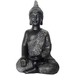 Relaxdays, Aussendekoration, Buddha Figur