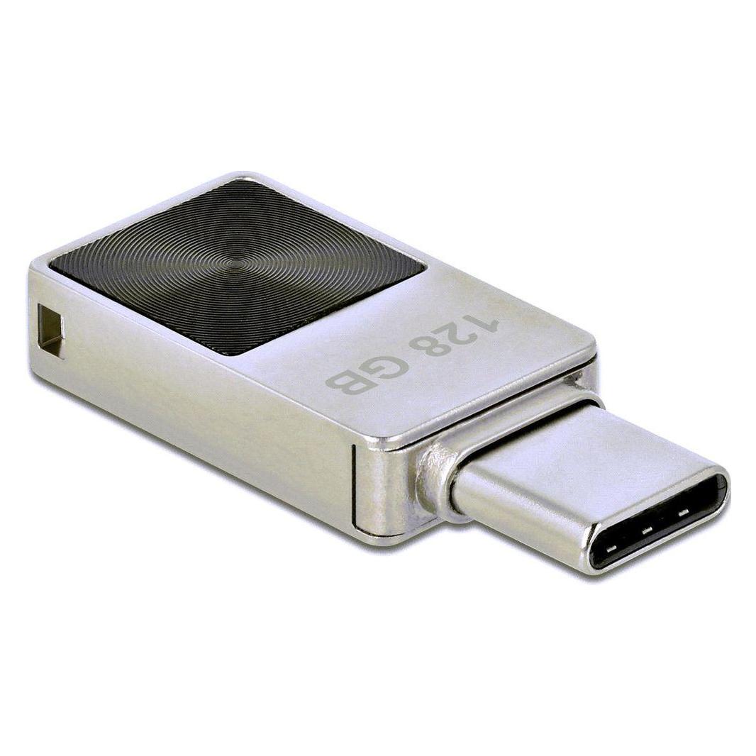 Delock Mini USB Speicherstick (128 GB, USB-C) (54085)