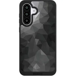Nivocase Handyhülle für Samsung Galaxy A56 5G Hülle NIVOpure Case Schwarz Mosaik Muster Tarnmuster (Samsung Galaxy A56 5G), Smartphone Hülle, Schwarz