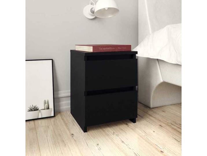 SALE 2026  Table de nuit Noir - Tables de chevet 2 pcs Noir 30x30x40cm - bois d'ingénierie PRO291134118