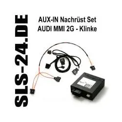 Kufatec 38138 AUX IN Interface Nachrüst-Set AUDI MMI 2G - Klinke
