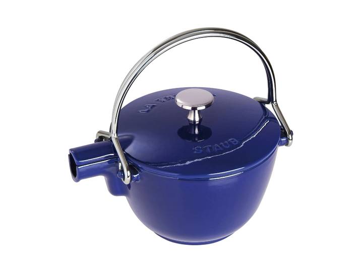 STAUB Théière Staub fonte ronde 1,15 L Bleu foncé