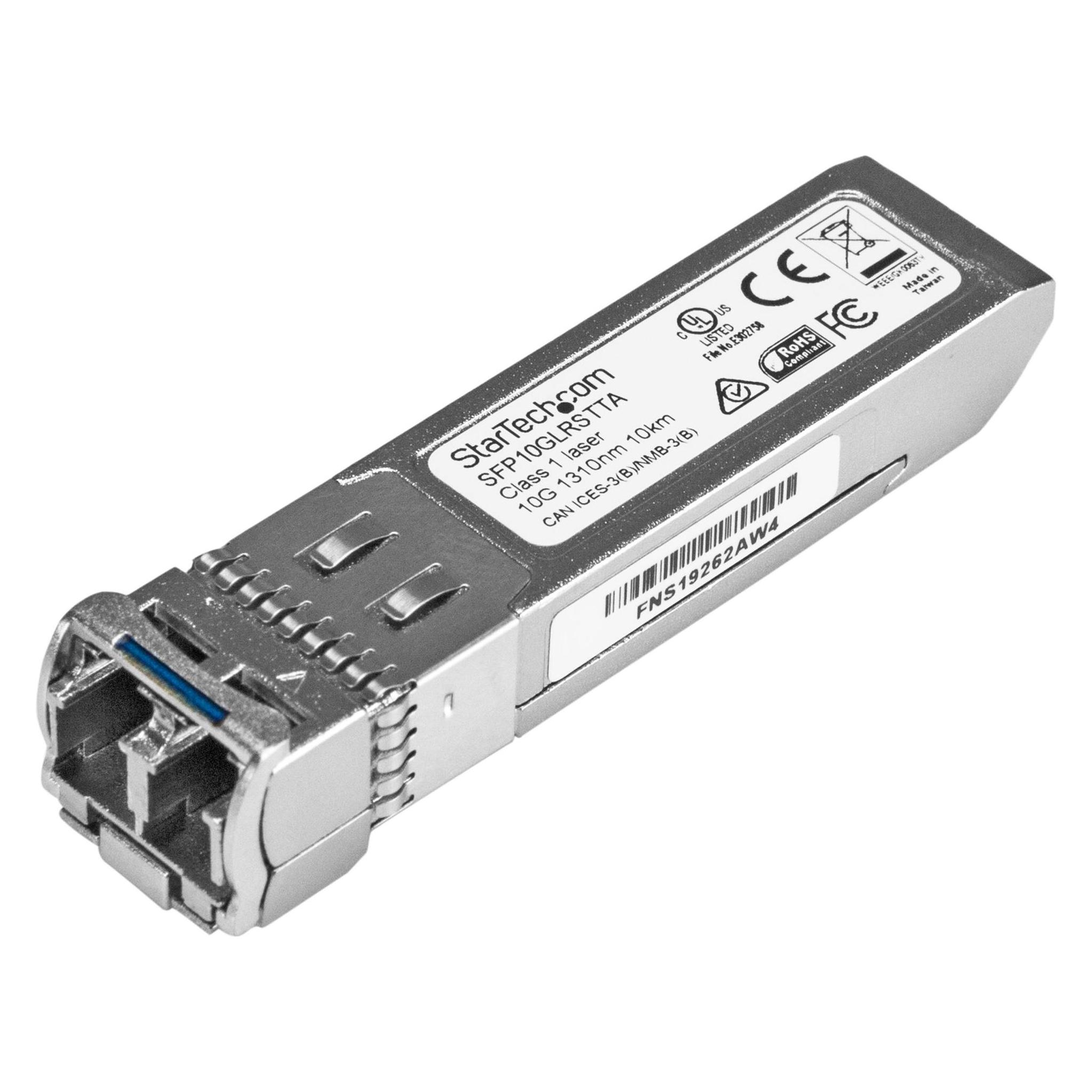 StarTech com Cisco SFP-10G-LR kompatibel SFP+ Transceiver Modul - 10GBASE-LR, Faseroptik, 10000 Mbit (SFP10GLRSTTA)