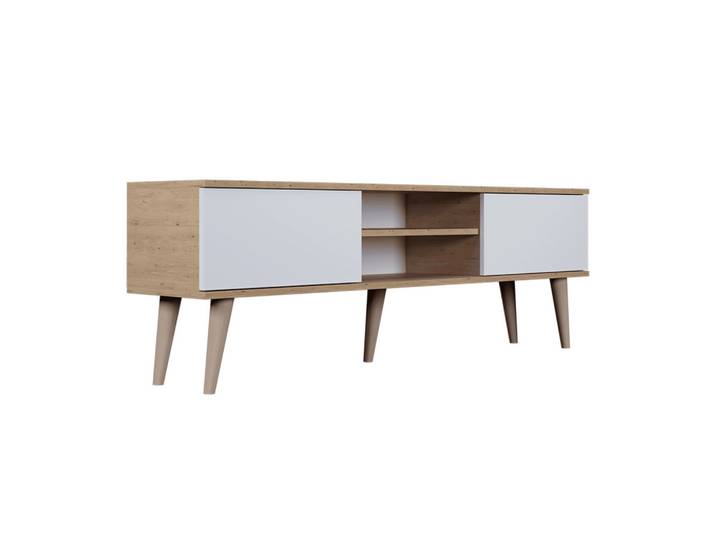 TV-MÖBEL Toronto Weiß und Holz