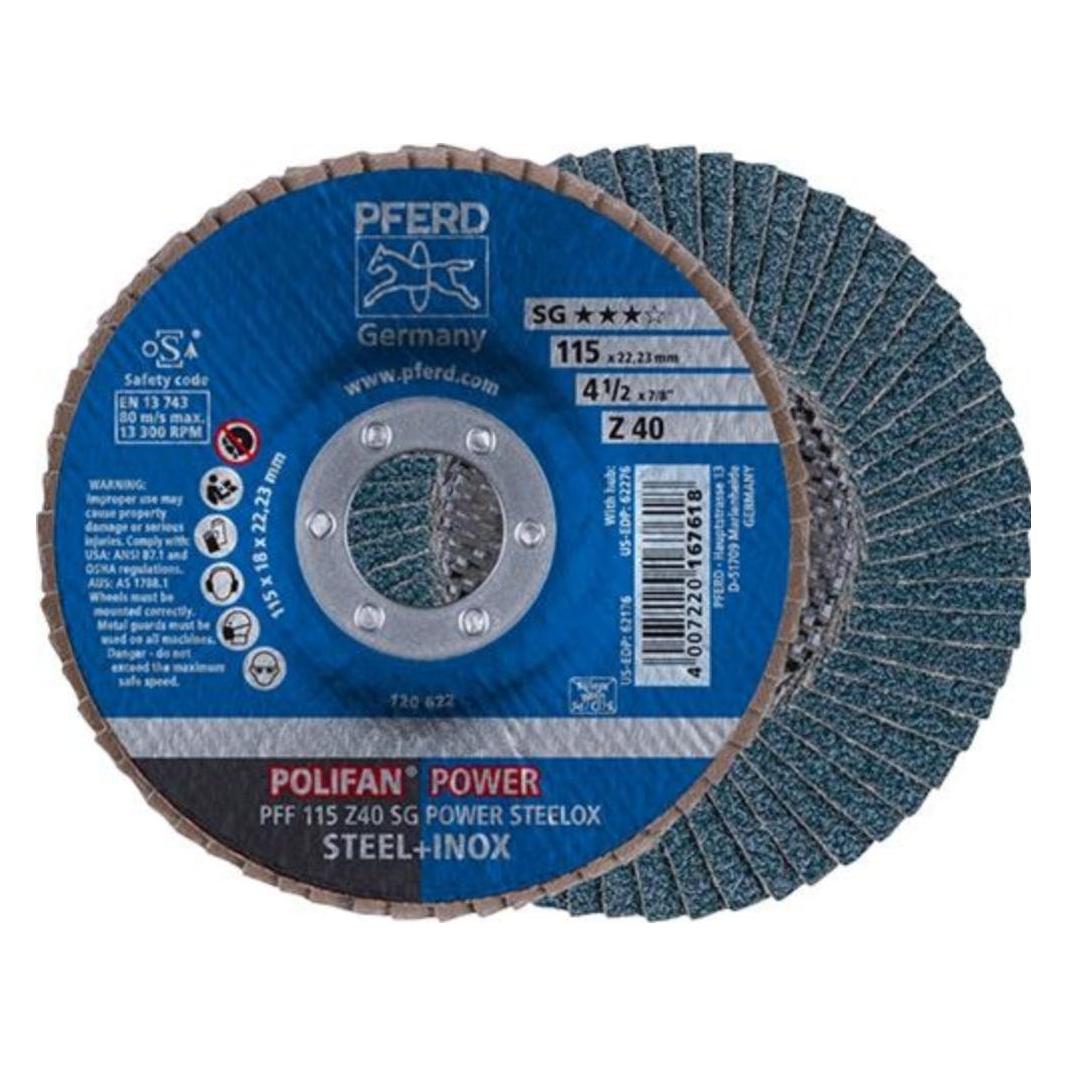 Pferd POLIFANFächerscheibe PFF 40 SG POWER STEELOX (40) (67684115)