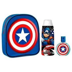 Captain America Eau De Toilette Spray 50ml Set 3 Artikel