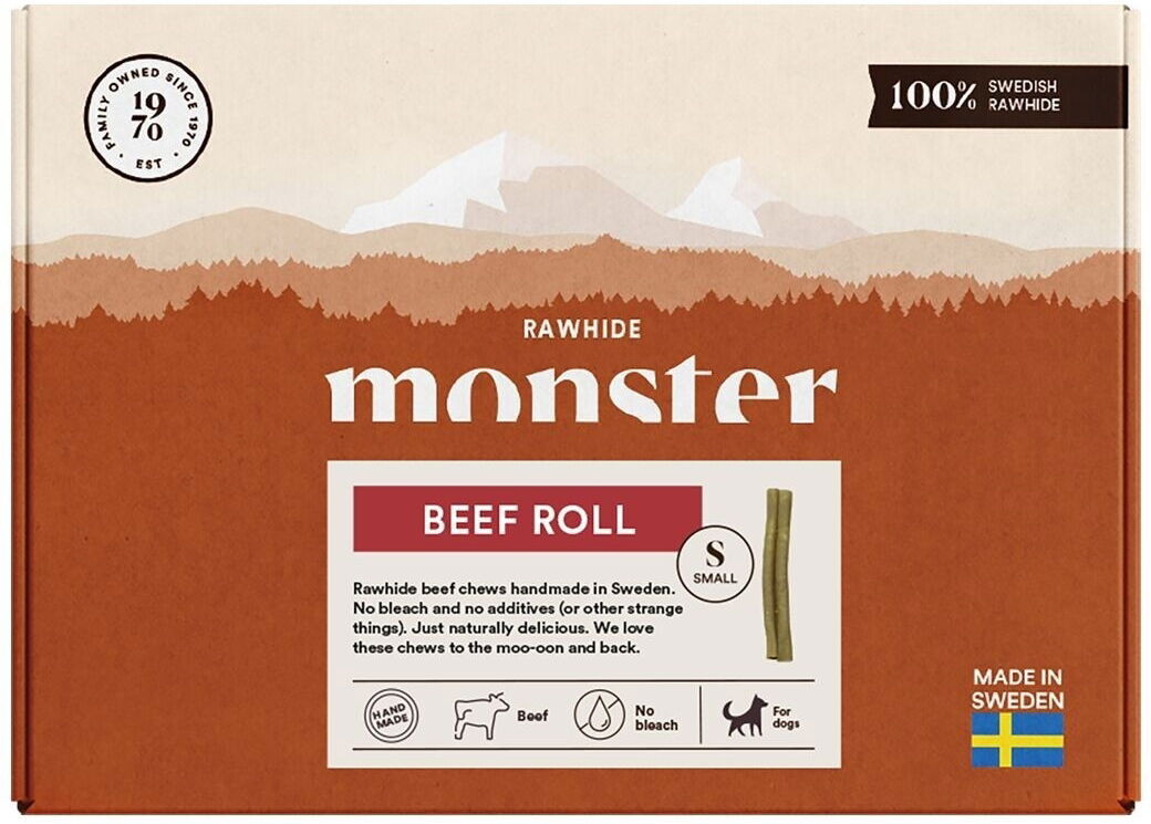 Monster Pet Food Monster Beef Roll Small Box 17 St