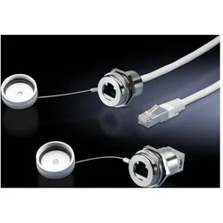 Rittal SZ Ausgang RJ-45 (Diverse), Elektronikzubehör + Gehäuse, Weiss