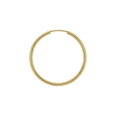 Paar Creolen VIVANCE "585/- Gelbgold glanz 30mm", gelb, Ohrringe, Damen, one-size, Gold