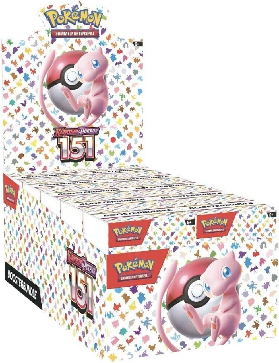 Pokémon Karmesin & Purpur 3.5 - 151 - Display mit 10 Booster-Bundles (KP03.5)