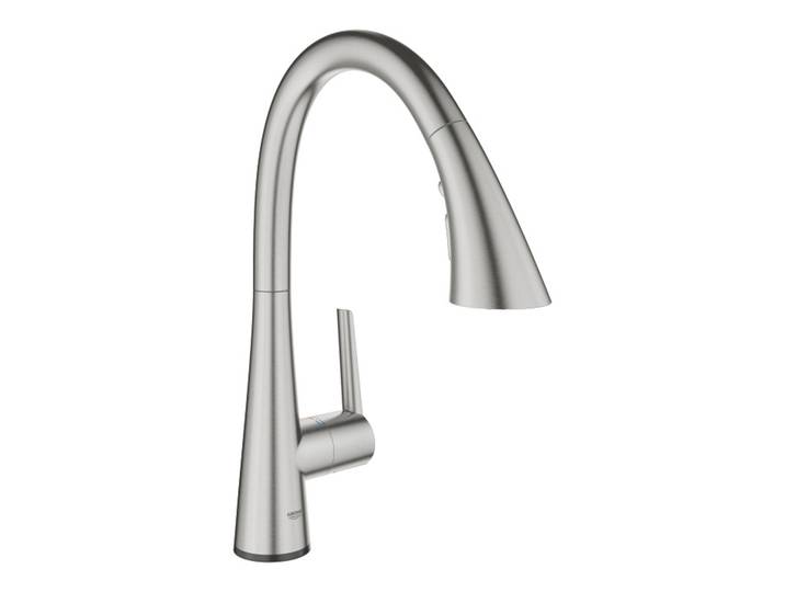 Zedra Touch, Mitigeur évier électronique, Supersteel (30219DC2)