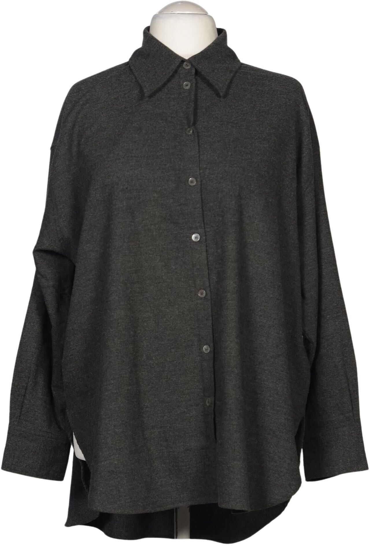 Marina Rinaldi Damen Bluse, Grau, Gr. EU 38 (IT 44), kein / Etikett - Second Hand