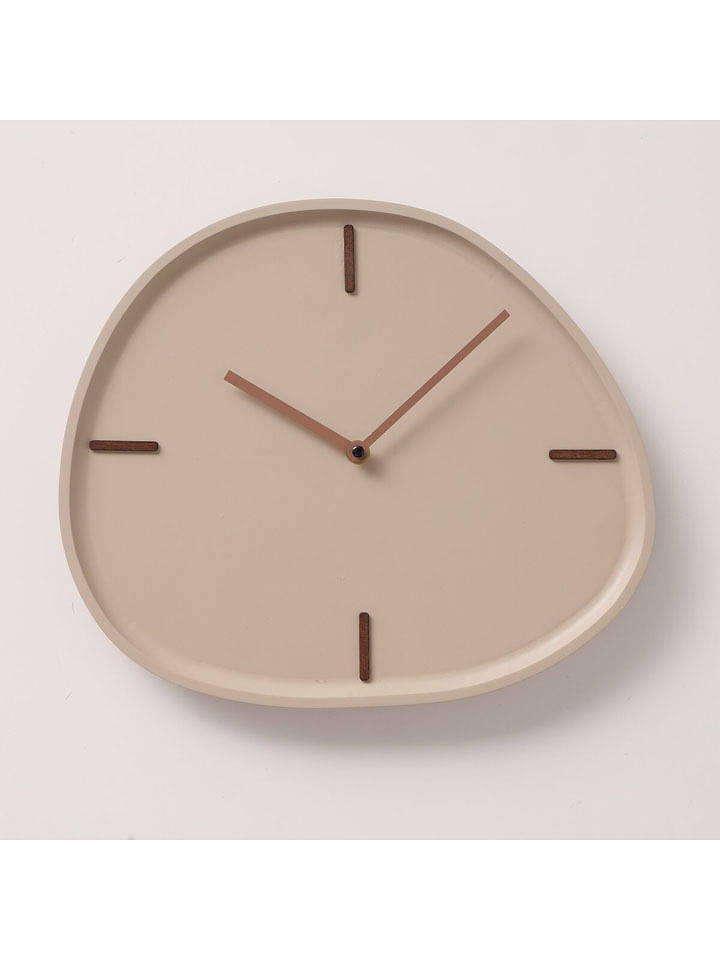 Boltze Wanduhr "Marron" in Beige - (L)35 cm - onesize