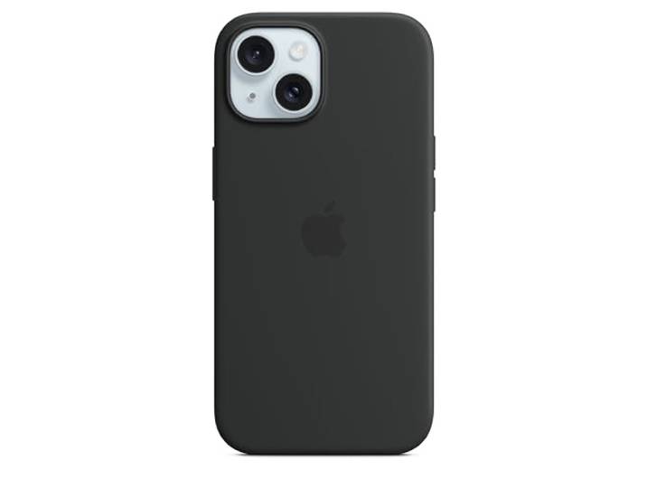 Apple Siliconenhoesje met MagSafe voor iPhone 15 - Zwart ​​​​​​​