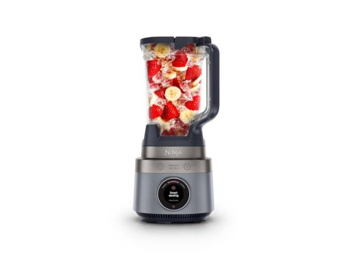 Ninja CrushBOSS intelligenter Standmixer, 1200 W, SmartMenu, SmoothSense, XL Becher (2,1 l), zerkleinert Eis und gefrorene Zutaten, für cremige Smoothies, Graublau, LB201EUBL