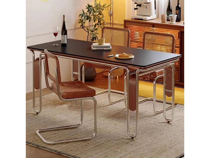 Table moderne Unique Glamour exquise Simple Table à manger à la mode Premium européen Tavolo Rotondo Pranzo meubles de salle à manger