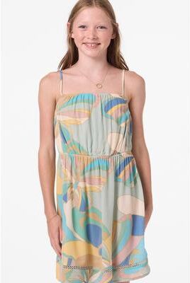 O'Neill s Alden Butterfly Mini Dress in Desert Sage, Size XL, Viscose