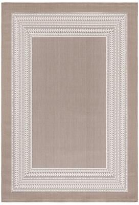 "Suzanne Kasler Francis Indoor/Outdoor Rug - Mocha, 7'10"" x 10'10"" - Ballard Designs"