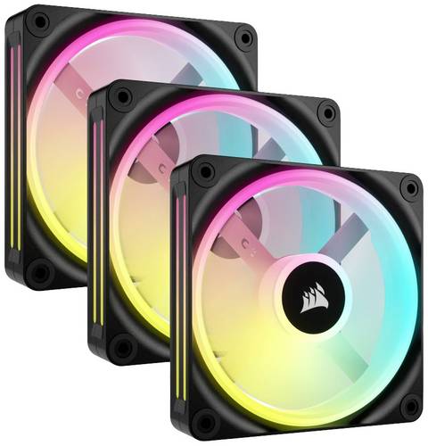 CORSAIR Lüfter QX120 RGB LED 120*120*25 Fan Triple Multimedia-Technik