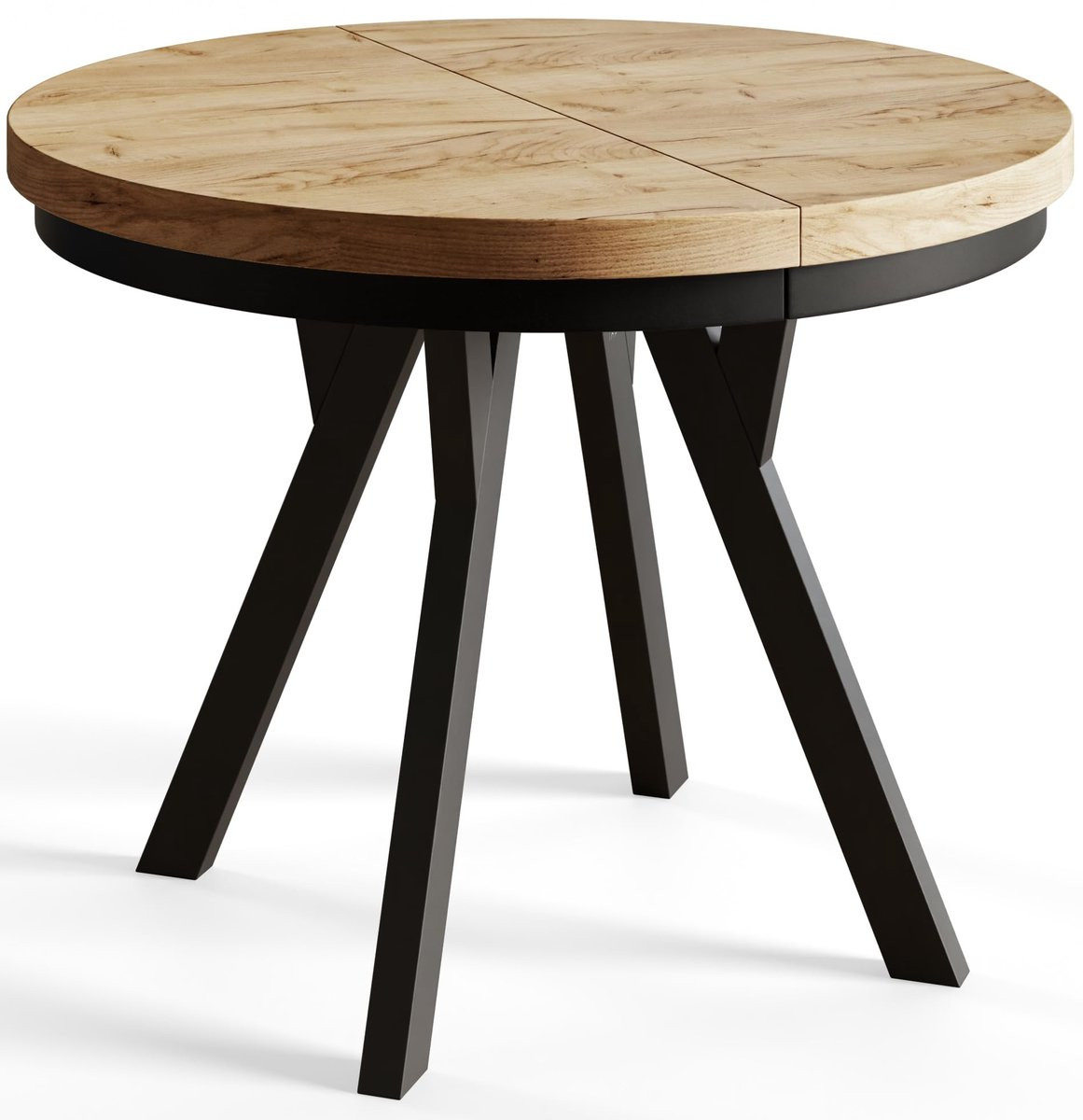 Alpi Moebel Ronde Uitschuifbare Eettafel Craft