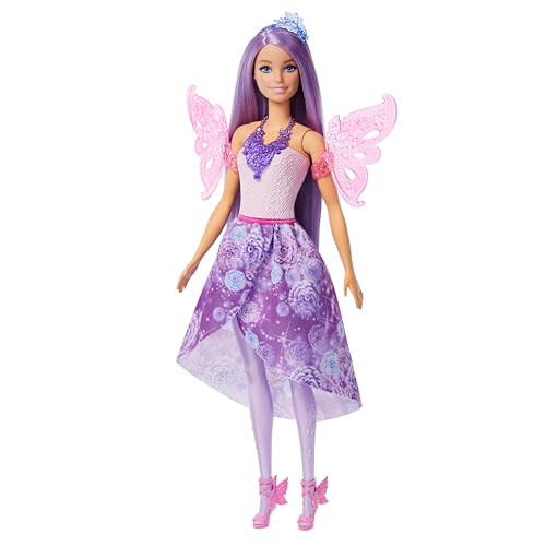 Barbie Fairytale Fantasy Zeemeerminpop met Accessoires Playset