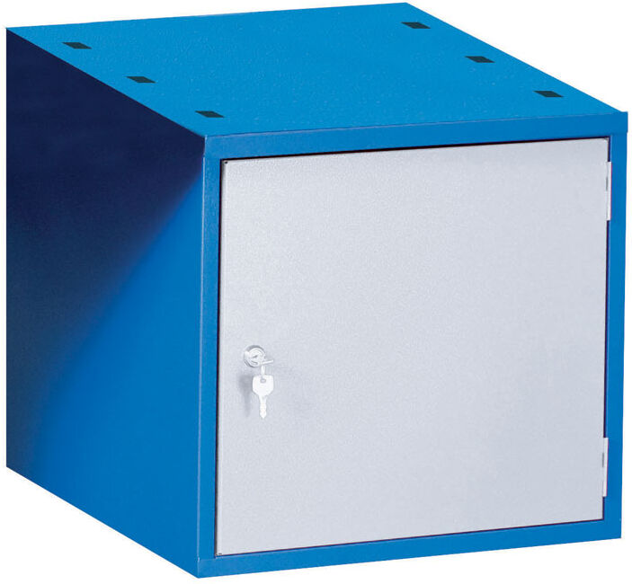 B2B Partner Werkzeug-Hängeschrank für GD-Werkbänke, abschließbar, 470 x 592 x 510 mm, blau