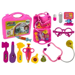 Kleiner Arzt Set Koffer Rosa Stethoskop