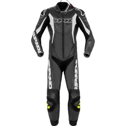 Spidi Sport Warrior Pro, Lederkombi 1tlg. perforiert - Schwarz/Weiß - 52
