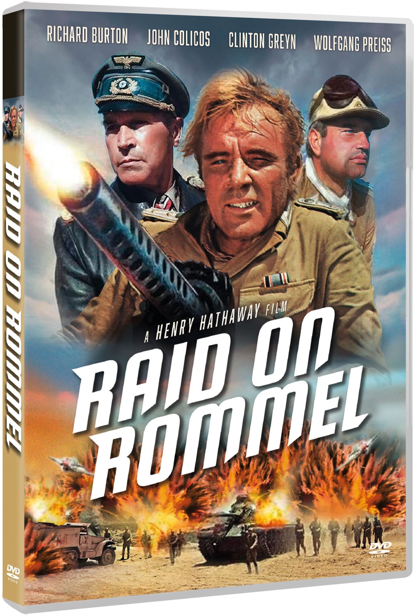 Raid on Rommel - Richard Burton - (Classic War Movie)