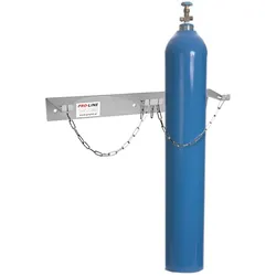 Pro-Line Wandhalter für 3 Gasflaschen, max. Durchmesser 250 mm PRO-LINE-Zylinder, Smartphone Halterung, Grau