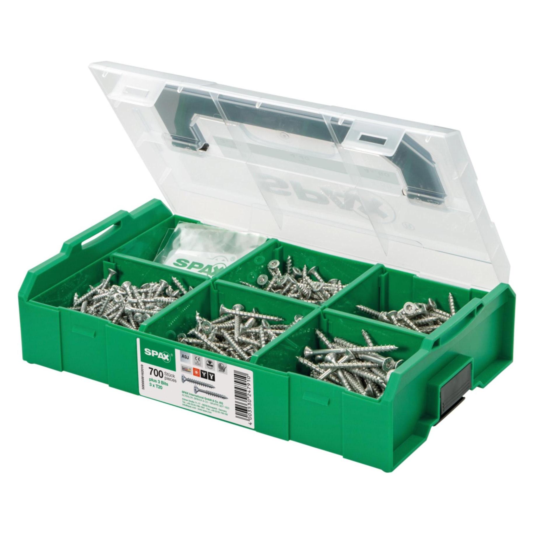 Spax Montagekasten (703 Schrauben pro Stück) (9001380)
