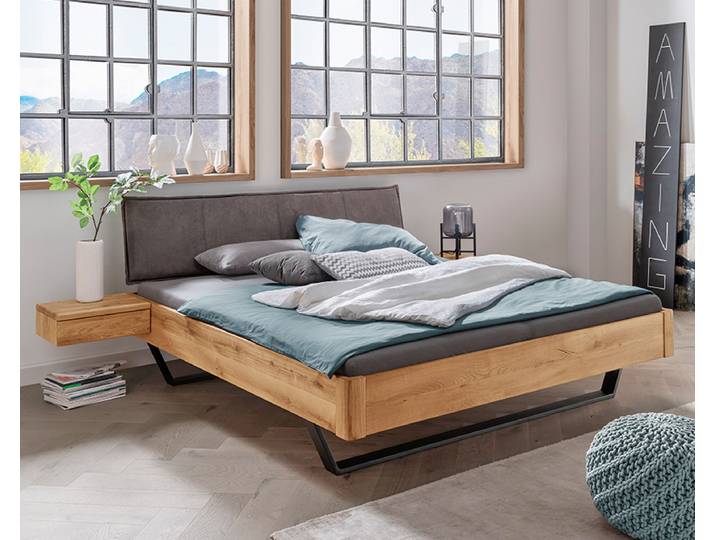 Massief houten bed Piketon