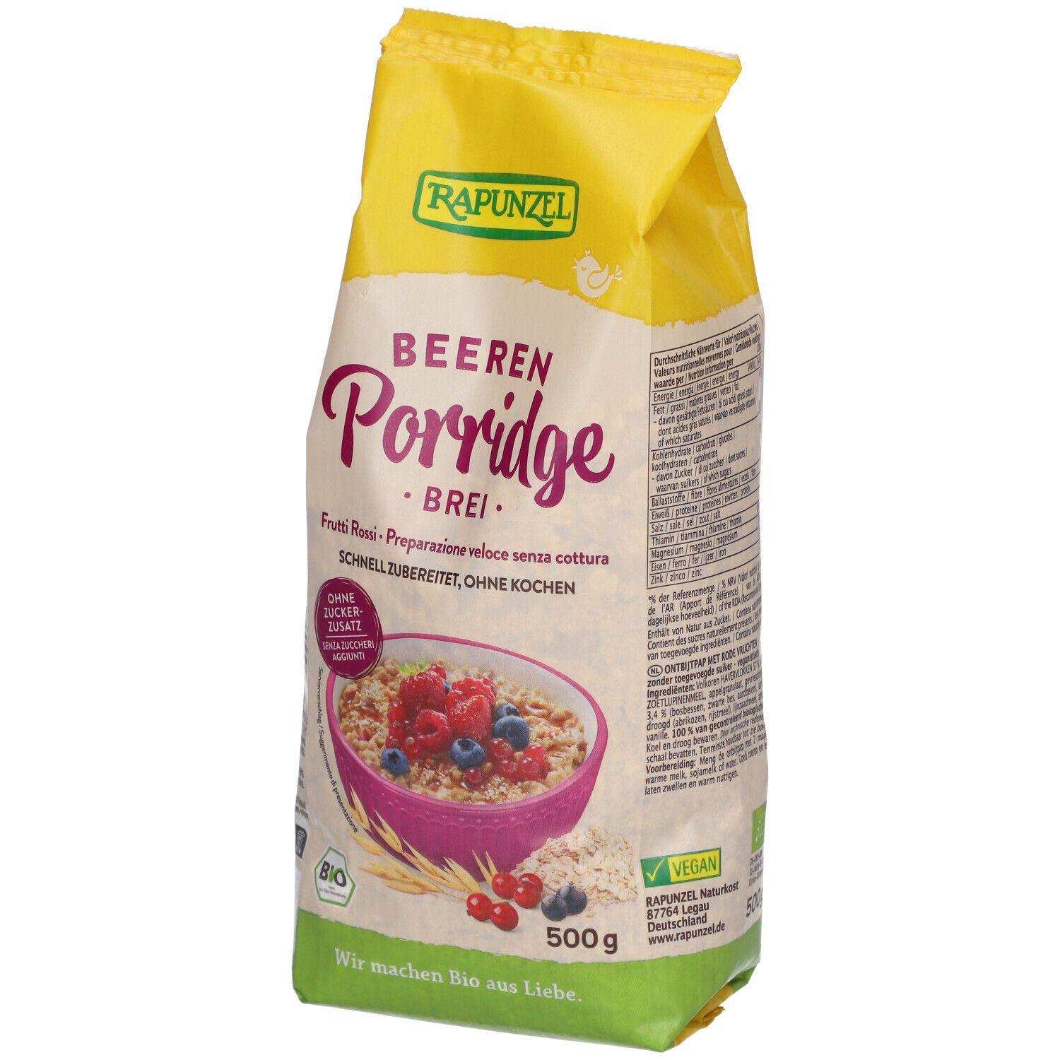Rapunzel Porridge / Brei Beeren Bio 500 g Sonstige