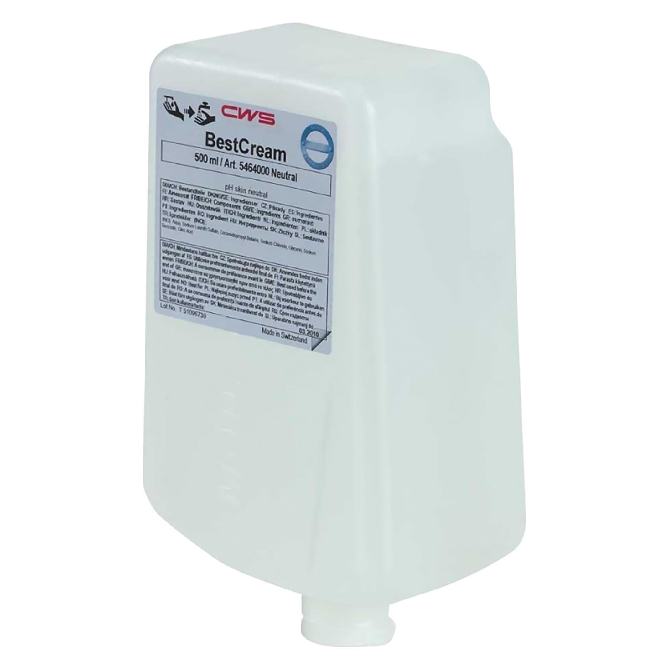 CWS Seifencreme Best Cream Neutral (Flüssigseife, 500 ml) (1000295 / 5464000)