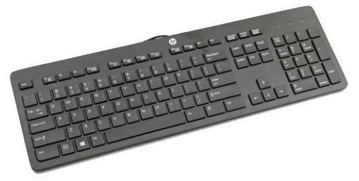 HP 803181-241 Mechanisch Toetsenbord met USB-kabel, Zwart