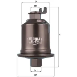 Kraftstofffilter MAHLE KL 436