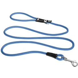 Curli Stretch Comfort Leine Blau L (L, Hund, Hundesport, Spazieren), Halsband + Leine