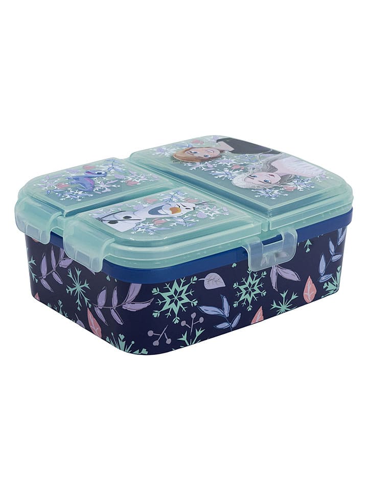 Stor Lunchbox "Frozen" in Dunkelblau - onesize