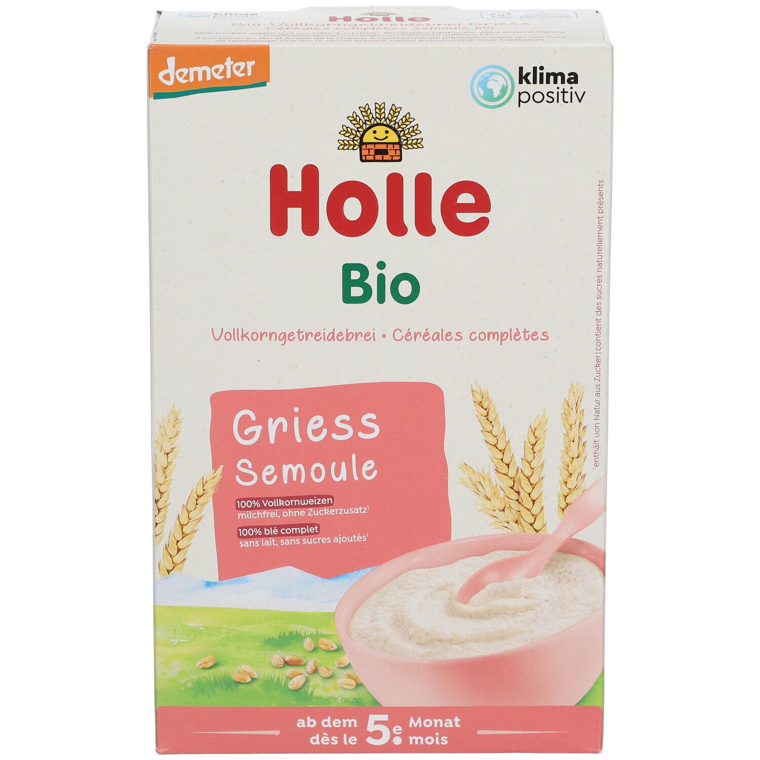 Holle Babybrei Griess Bio 250 g Pulver