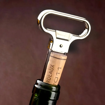 KitchenNation Effortless Air Pressure Wine Bottle Opener With Foil Cutter For Smooth Cork Removal Effortless Air Pressure Wine Bottle Opener With Foil Cutter For Smooth Cork Removal