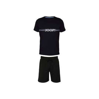 Schlafanzug JOOP "Pyjama Core Pyjama Set", Herren, Gr. M, schwarz, Obermaterial: 95% Baumwolle CO. 5% Elasthan EL., Homewear-Sets Schlafanzug