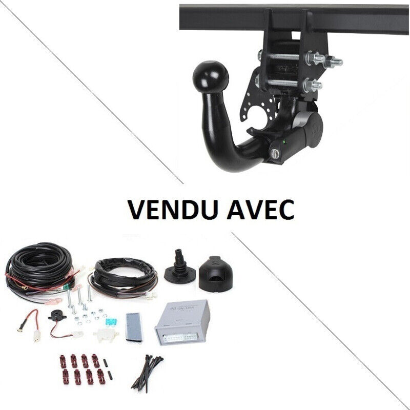 Attelage BMW X6 y compris Pack M (08/19-) RDSOV + faisceau universel 7 broches + boitier électronique