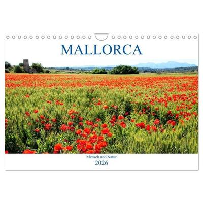 MALLORCA Mensch und Natur (Wandkalender 2026 DIN A4 quer), CALVENDO Monatskalender